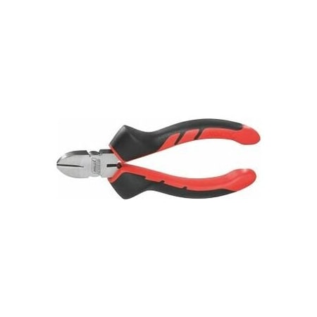 Holex Diagonal Side Cutters with Grips, Bright Finish, Overall Length: 140 mm 725245 140